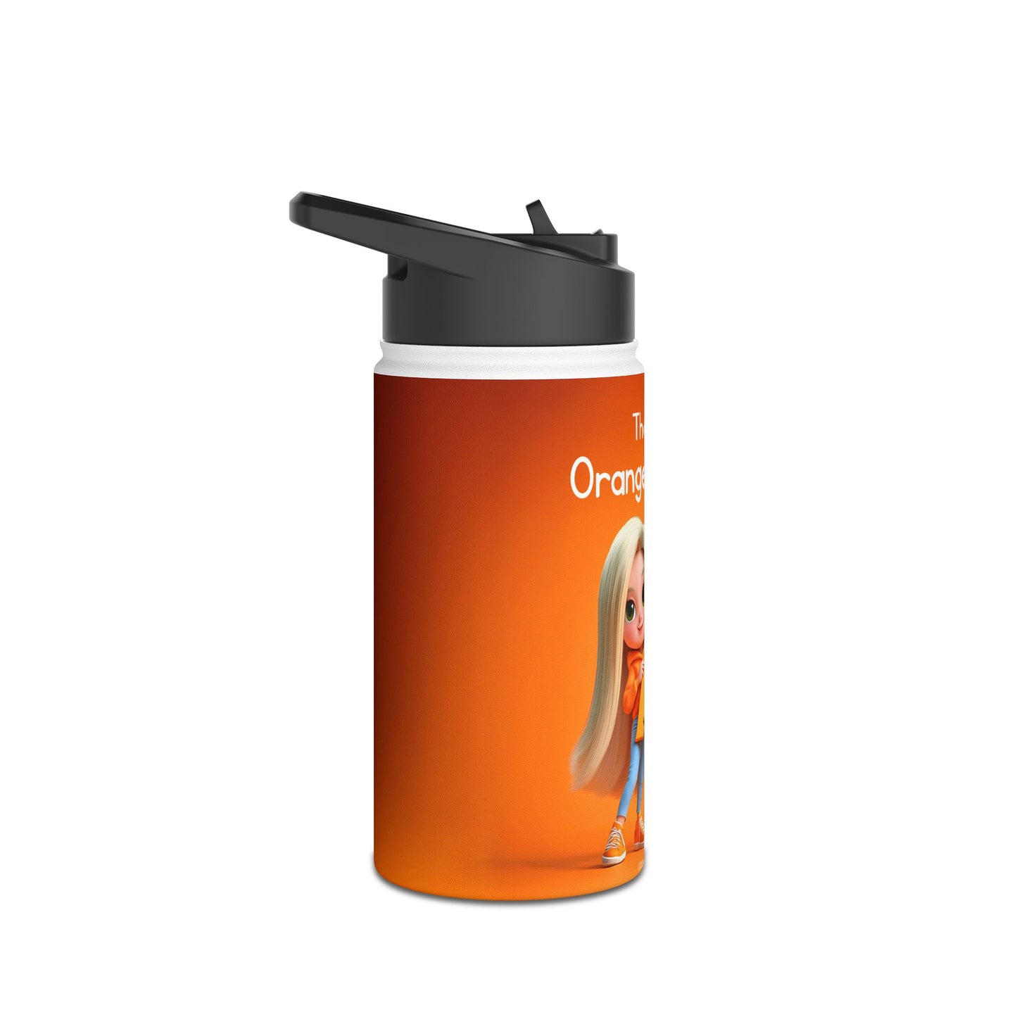 Little Orange Alphabet | Stainless Steel Water Bottle, Hydration Bottle, Kids Water Bottle, Eco-Friendly