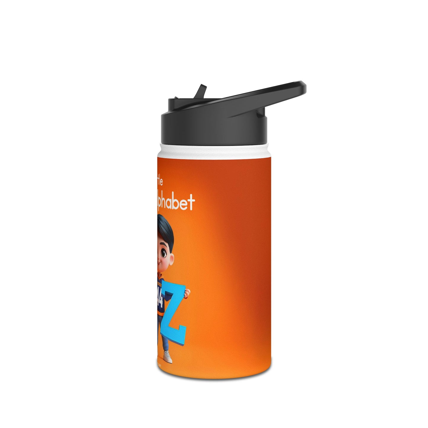 Little Orange Alphabet | Stainless Steel Water Bottle, Hydration Bottle, Kids Water Bottle, Eco-Friendly