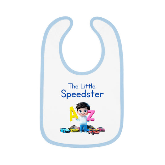 Little Speedster's | Baby Bib - Cute Baby Gift, Baby Shower, Newborn Accessories, First Birthday, Feeding Essentials