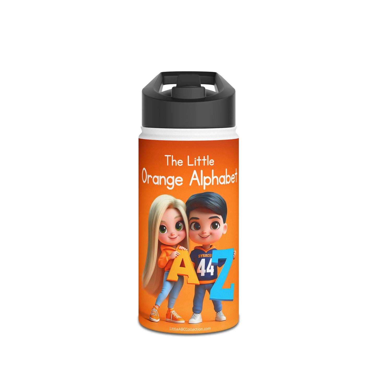 Little Orange Alphabet | Stainless Steel Water Bottle, Hydration Bottle, Kids Water Bottle, Eco-Friendly